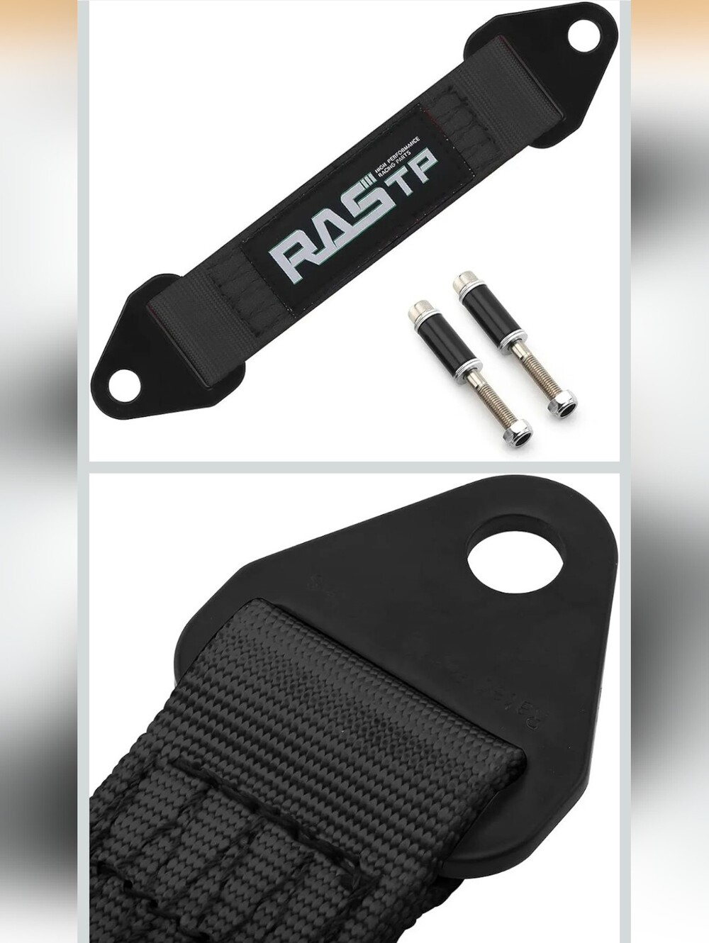 RASTP Limit Strap, Premium Quad Wrap Limit Strap Car Hauler Axle Straps Truck
